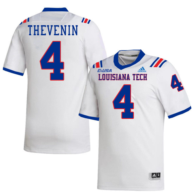 Clay Thevenin Louisiana Tech Jersey,LA Tech Bulldogs Football Jerseys,Uniforms,Gears-White